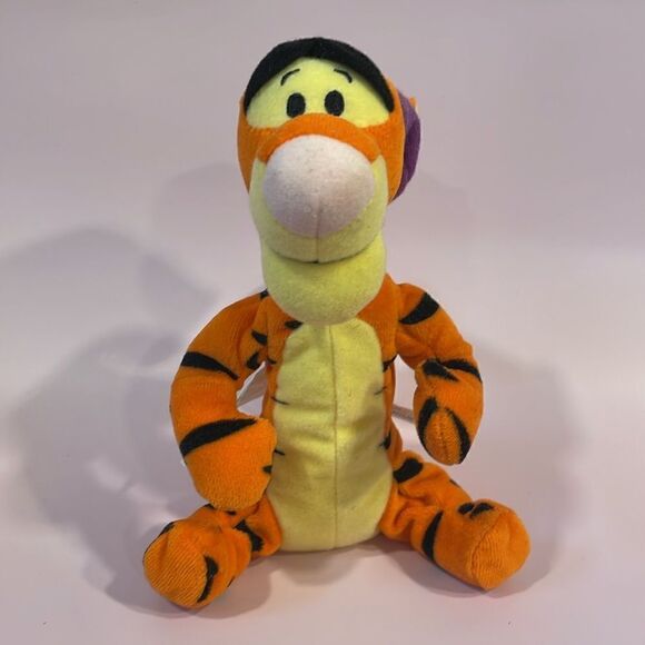 Vintage Disney Star Beans Wake Up Tigger Plush Toy Stuffed Animal Good Used Con… - Picture 2 of 10